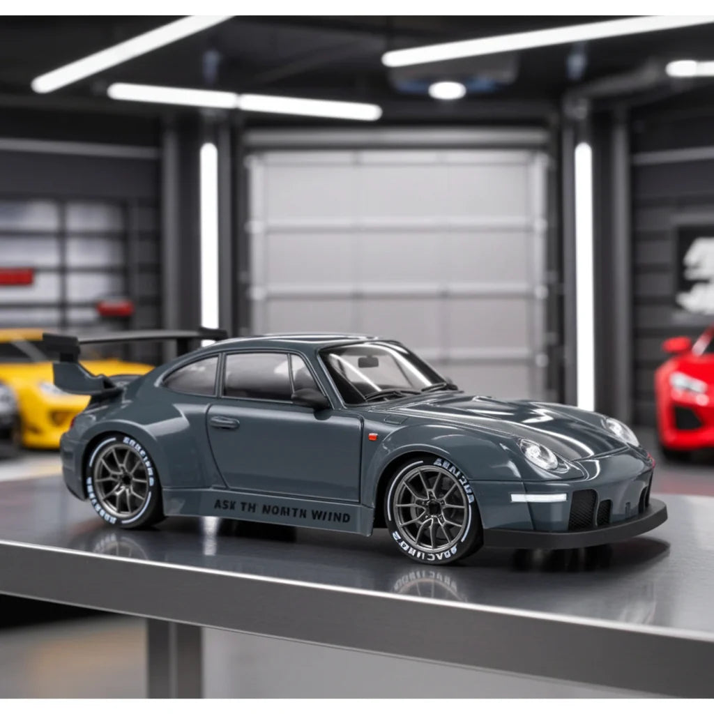 Auto da corsa 911 telecomandata ricaricabile con cavo USB