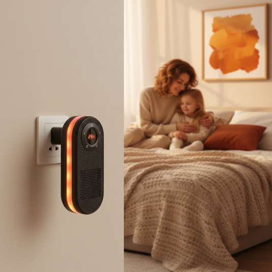 Calentador portátil con mando a distancia - calentamiento rápido